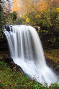 Dry Falls waterfall North Carolina