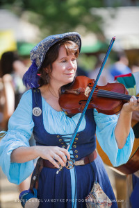 Playing Violin Maryland Renaissance Festival