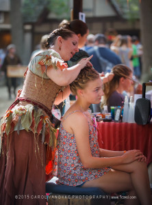 Hair Braiding Renaissance Festival