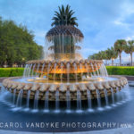 Charleston South Carolina Pineapple Fountain