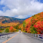 driving, blue ridge parkway, autumn