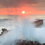 waves sunrise Outer Banks North Carolina